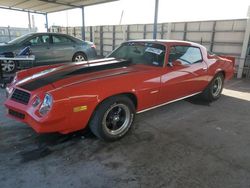 Chevrolet Camaro salvage cars for sale: 1978 Chevrolet Camaro