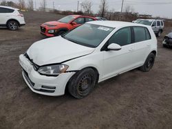 Volkswagen Golf Vehiculos salvage en venta: 2015 Volkswagen Golf TDI