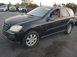 Mercedes-Benz m-Class salvage cars for sale: 2006 Mercedes-Benz ML 350