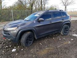 Jeep Cherokee salvage cars for sale: 2018 Jeep Cherokee Trailhawk