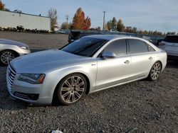 Audi salvage cars for sale: 2013 Audi A8 L Quattro