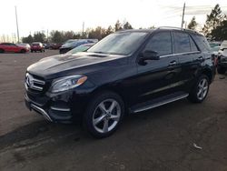 Mercedes-Benz salvage cars for sale: 2017 Mercedes-Benz GLE 350