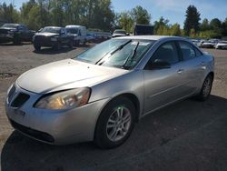 Pontiac salvage cars for sale: 2006 Pontiac G6 SE1