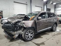 Mitsubishi Outlander salvage cars for sale: 2017 Mitsubishi Outlander SE