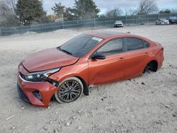 KIA salvage cars for sale: 2022 KIA Forte GT Line