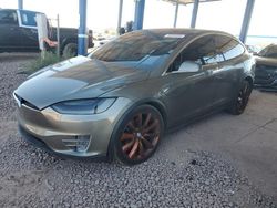 Tesla salvage cars for sale: 2016 Tesla Model X