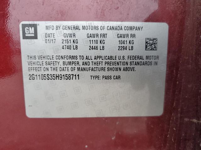 2017 Chevrolet Impala lt