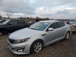 KIA salvage cars for sale: 2015 KIA Optima LX