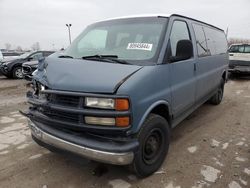 Chevrolet salvage cars for sale: 1998 Chevrolet Express G3500