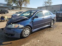 Salvage cars for sale from Copart Albuquerque, NM: 2007 Toyota Corolla CE