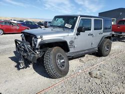 Jeep Wrangler salvage cars for sale: 2015 Jeep Wrangler Unlimited Sport