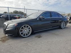 Mercedes-Benz s-Class salvage cars for sale: 2015 Mercedes-Benz S 550 4matic