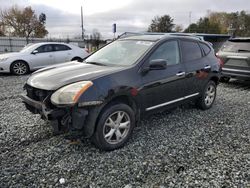 Salvage cars for sale from Copart Mebane, NC: 2011 Nissan Rogue S