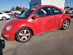 Volkswagen salvage cars for sale: 2002 Volkswagen New Beetle GLS Sport