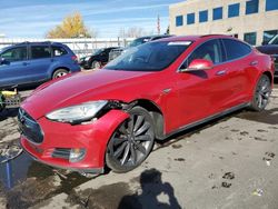 Tesla salvage cars for sale: 2014 Tesla Model S