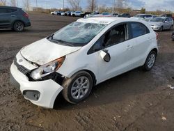 KIA rio salvage cars for sale: 2013 KIA Rio LX