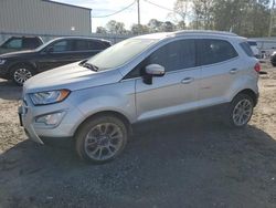 Ford Ecosport salvage cars for sale: 2020 Ford Ecosport Titanium