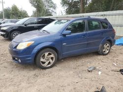 Pontiac salvage cars for sale: 2005 Pontiac Vibe