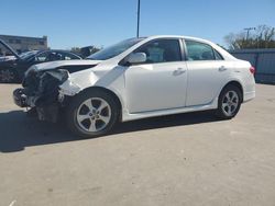 Toyota Corolla salvage cars for sale: 2011 Toyota Corolla Base