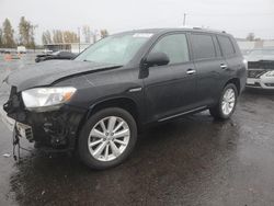 Toyota Highlander salvage cars for sale: 2009 Toyota Highlander Hybrid Limited