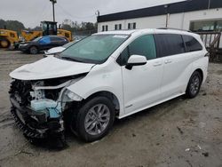 Toyota Sienna le salvage cars for sale: 2021 Toyota Sienna LE