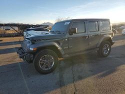 Jeep Wrangler salvage cars for sale: 2018 Jeep Wrangler Unlimited Sahara