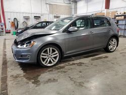 Volkswagen Golf salvage cars for sale: 2015 Volkswagen Golf TDI