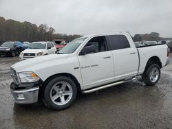 Dodge salvage cars for sale: 2012 Dodge RAM 1500 SLT