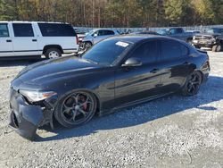 Alfa Romeo salvage cars for sale: 2017 Alfa Romeo Giulia TI