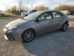 Toyota Corolla salvage cars for sale: 2015 Toyota Corolla L