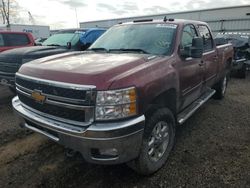 Salvage trucks for sale at Davison, MI auction: 2013 Chevrolet Silverado K2500 Heavy Duty LT