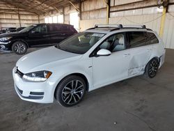 Volkswagen salvage cars for sale: 2016 Volkswagen Golf Sportwagen S