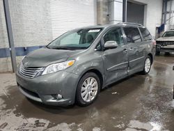 Toyota Sienna xle salvage cars for sale: 2012 Toyota Sienna XLE