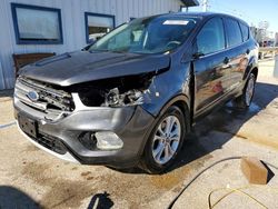 Salvage cars for sale from Copart Pekin, IL: 2017 Ford Escape SE