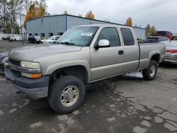 Chevrolet Silverado k2500 Heavy dut salvage cars for sale: 2002 Chevrolet Silverado K2500 Heavy Duty