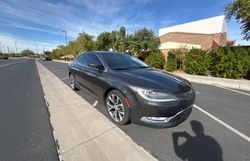 Chrysler 200 salvage cars for sale: 2015 Chrysler 200 C