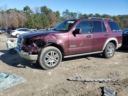 Ford Explorer salvage cars for sale: 2008 Ford Explorer Eddie Bauer