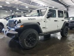 Jeep Wrangler salvage cars for sale: 2022 Jeep Wrangler Unlimited Sport