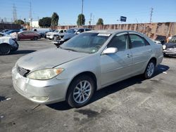 Toyota salvage cars for sale: 2003 Toyota Camry LE