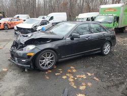 Mercedes-Benz c-Class salvage cars for sale: 2013 Mercedes-Benz C 300 4matic