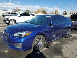 Subaru Impreza salvage cars for sale: 2017 Subaru Impreza Limited