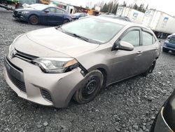 Toyota Corolla salvage cars for sale: 2015 Toyota Corolla L