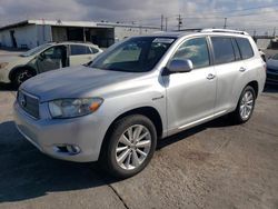 Toyota Highlander salvage cars for sale: 2008 Toyota Highlander Hybrid Limited