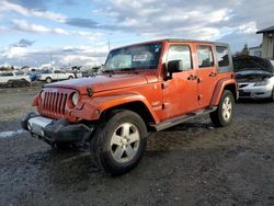 Jeep salvage cars for sale: 2009 Jeep Wrangler Unlimited Sahara