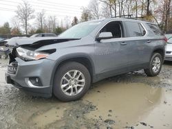 Chevrolet salvage cars for sale: 2021 Chevrolet Traverse LT