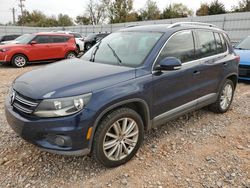 Salvage cars for sale from Copart Oklahoma City, OK: 2012 Volkswagen Tiguan S