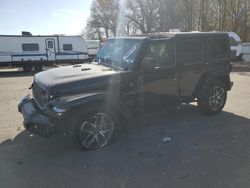 Jeep Wrangler salvage cars for sale: 2024 Jeep Wrangler 4XE