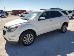 Chevrolet Equinox salvage cars for sale: 2016 Chevrolet Equinox LT