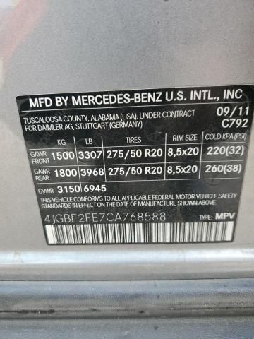 2012 Mercedes-Benz GL 350 Bluetec