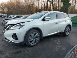 Salvage cars for sale from Copart Glassboro, NJ: 2021 Nissan Murano SL